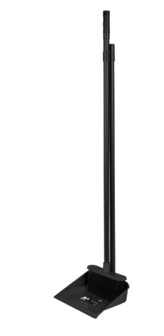 Набор Spin&Clean Black щетка для пола с совком с кромкой